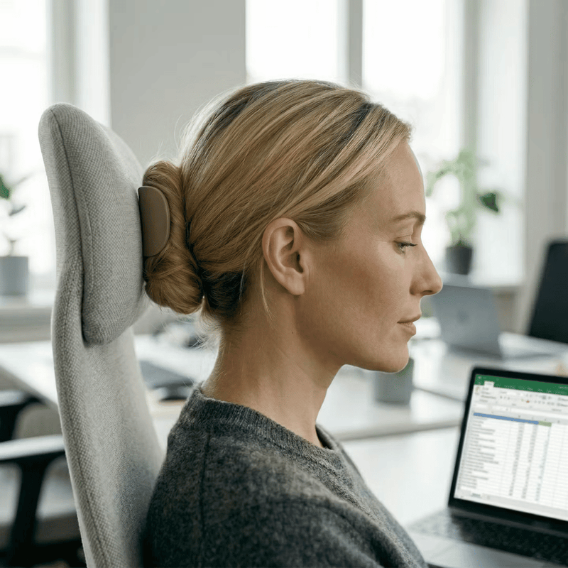 LUNA – Smart platt hårklämma